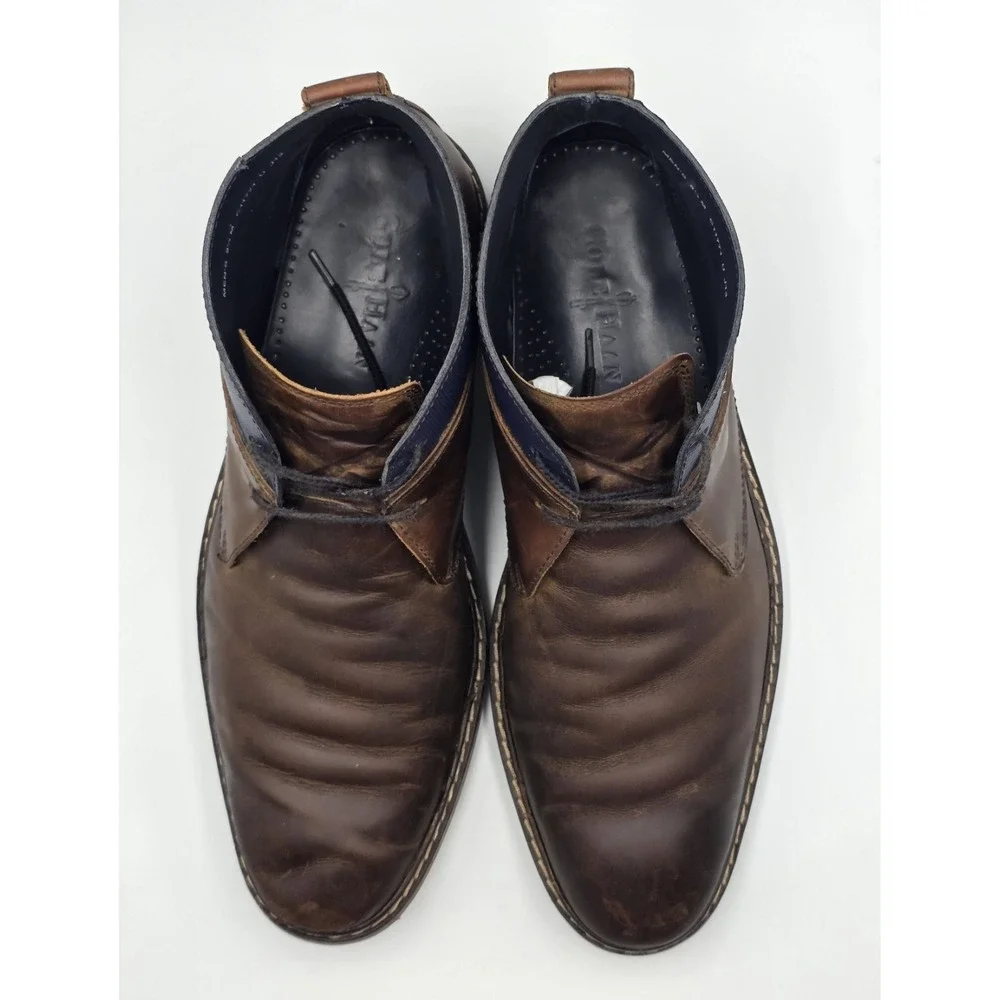 Cole Haan Colton Chukka Boots C11771 Brown Leather Mens Size 9.5‎ M Casual
